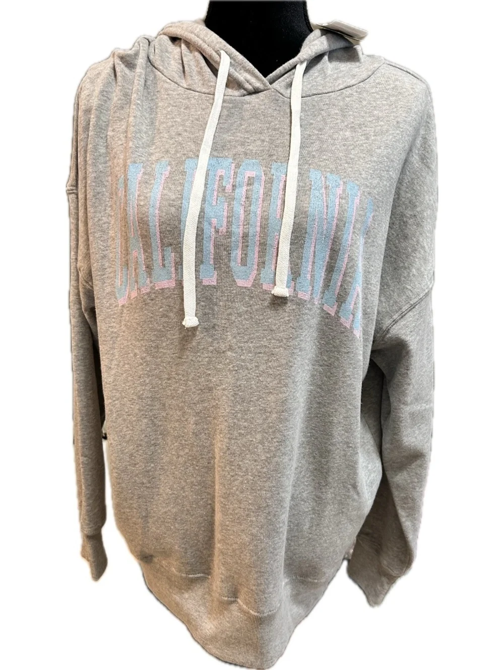 Grayson Threads Black Label California Hoodie Small Gray Graphic Sweatshirt NWT